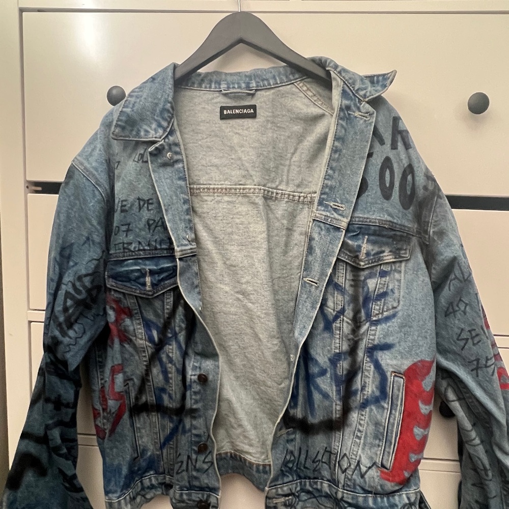 COPY - Balenciaga 2018 Collection Denim Coat